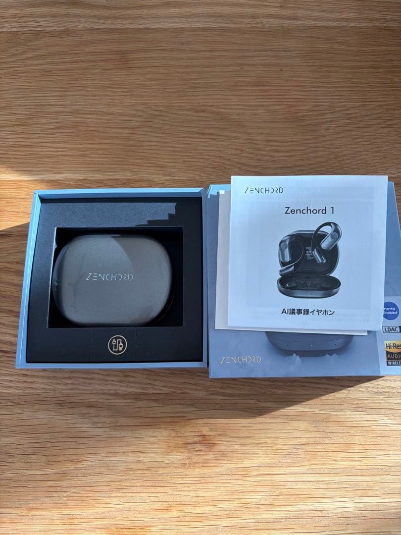 ZENCHORD 1 ワイヤレスイヤホン AI議事録イヤホン notta