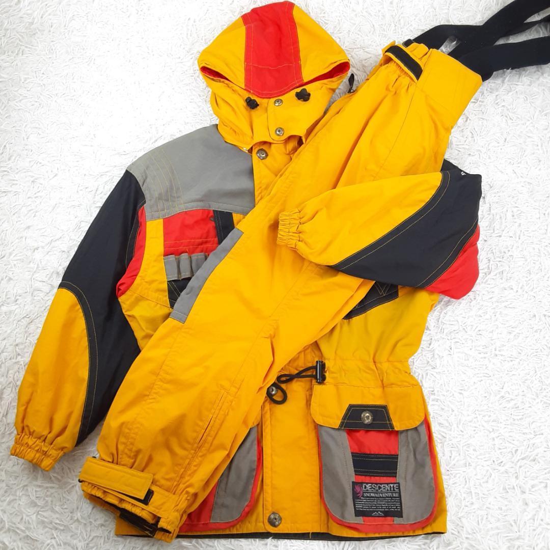 美品◎デサント  ADVENTURE スキーウェアセットアップ 90s