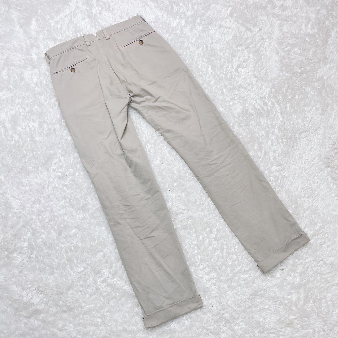 ブルネロクチネリ コットン テーパードパンツ ライトグレー ボタンフライ 44