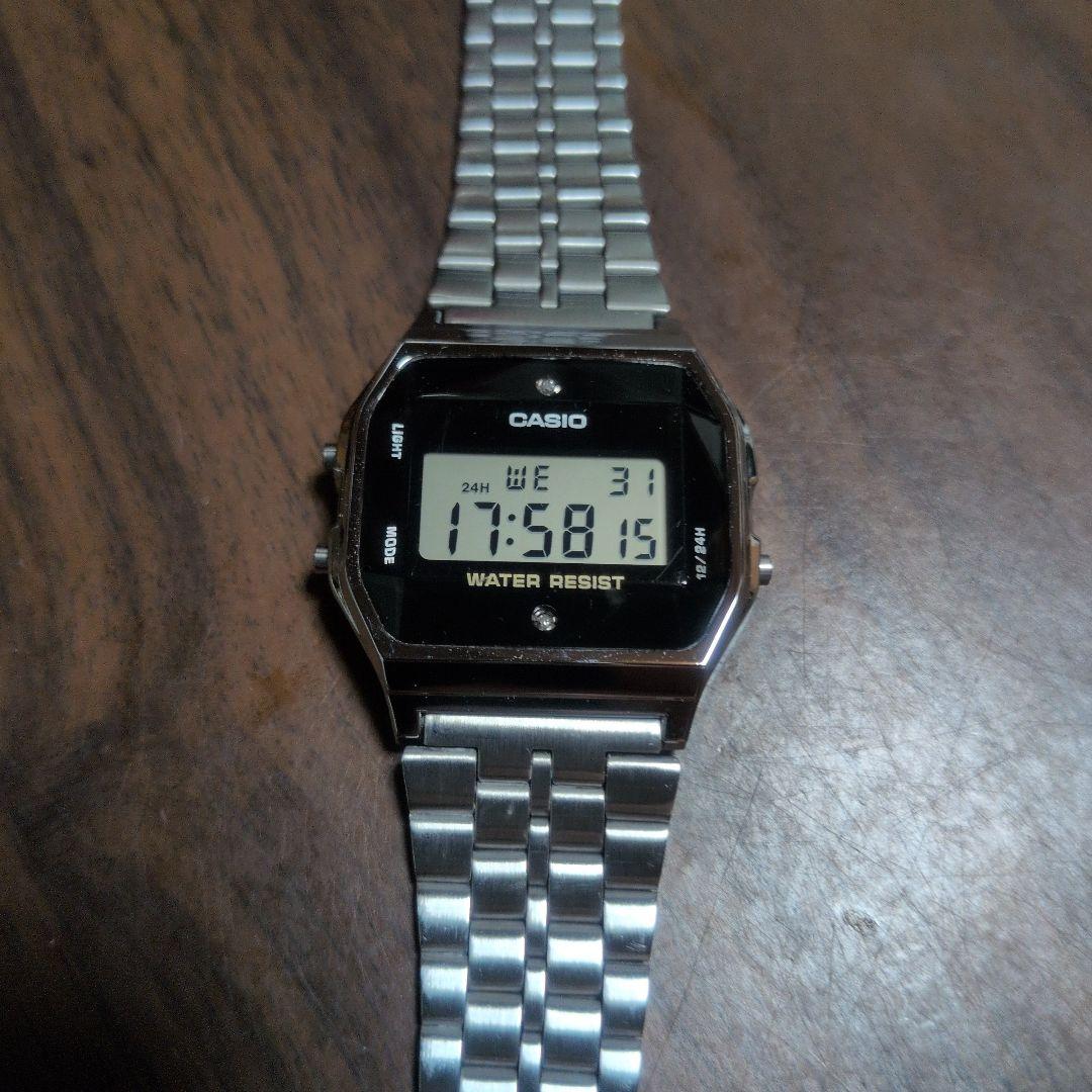 【年末年始sale】CASIO A159WAD ダイヤ 腕時計 チープカシオ