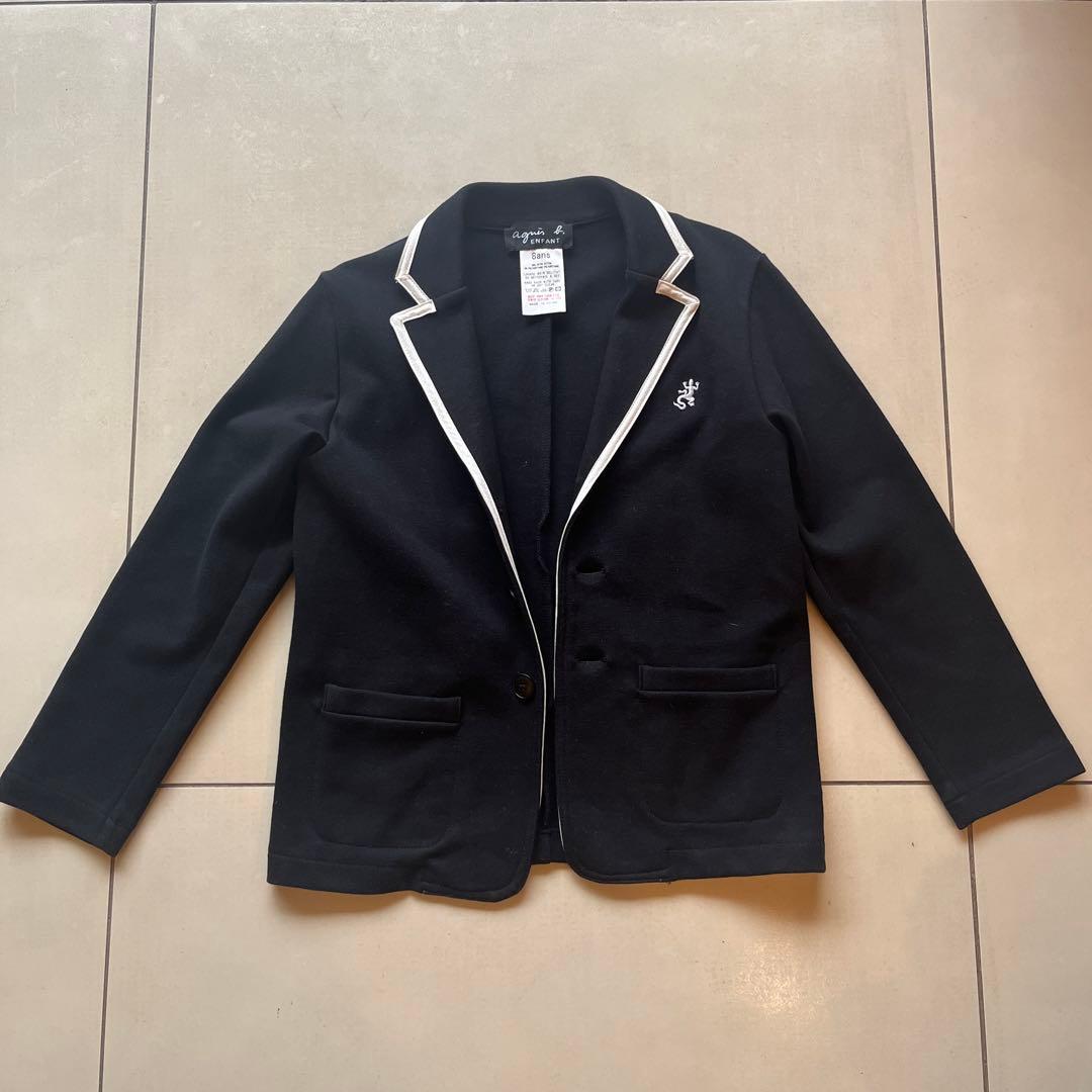 キッズスーツ　アニエスベー120〜130cm ネクタイ付き