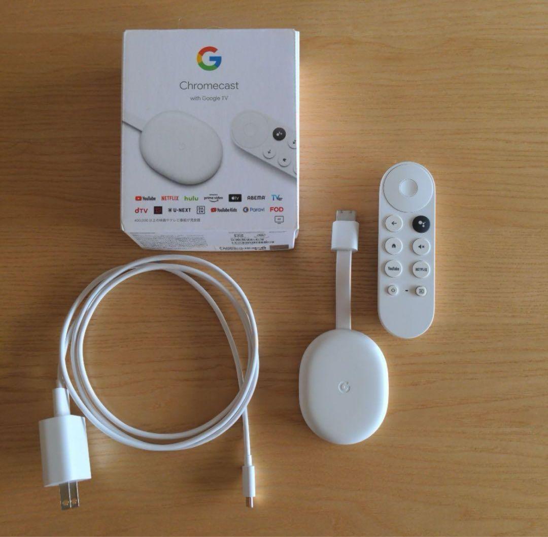 美品 4K版 Chromecast with Google TV