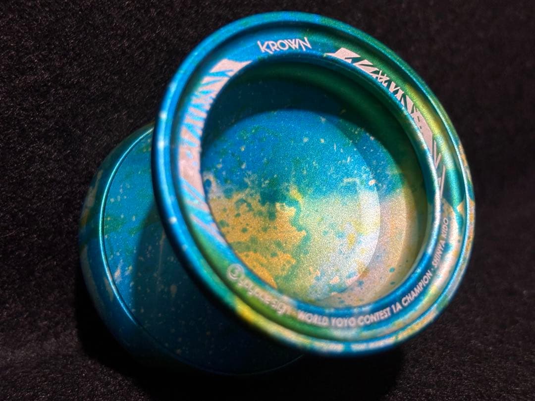 C3yoyodesign Krown Finger Spin 美品 廃盤 希少