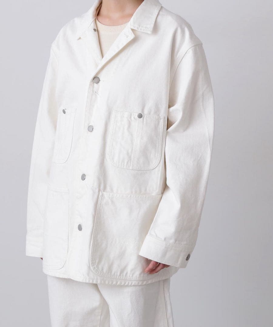 ジャケット・アウター Y ORGANIC COTTON DENIM COVERALL JACKET S