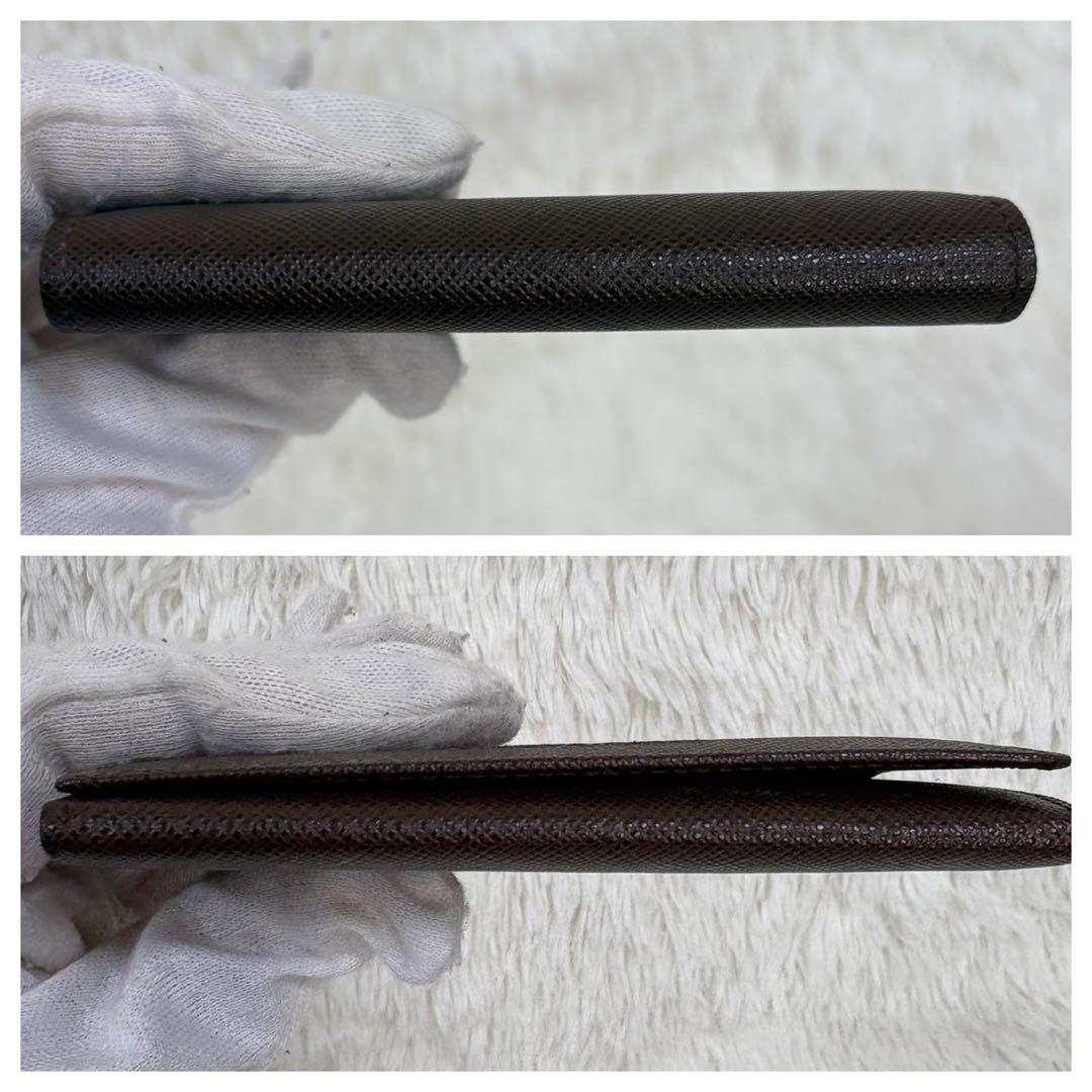 未使用品✨ BURBERRY 名刺入れ ブラウン ノバチェック 型押し