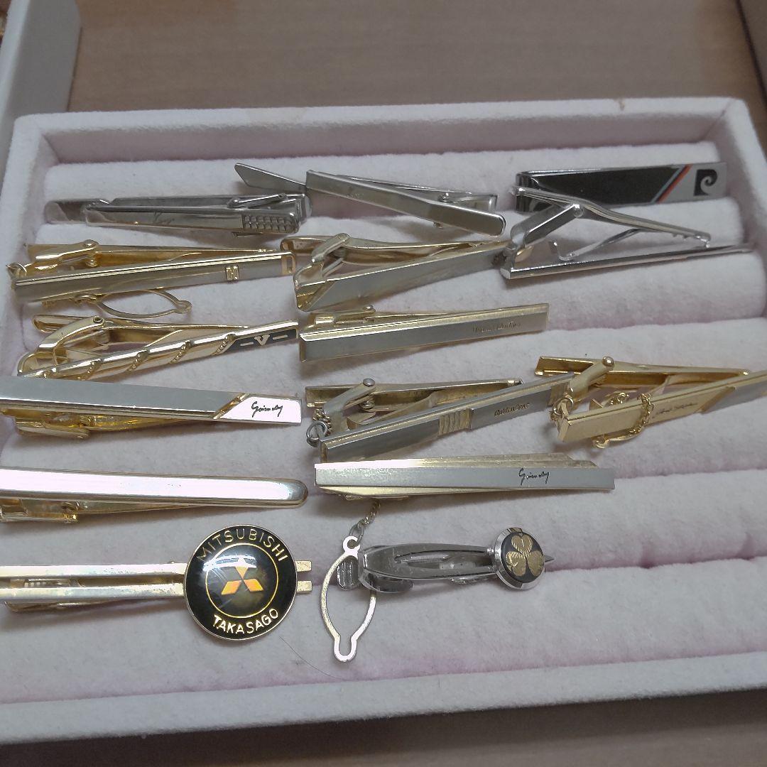 まとめ売り 大量ネクタイピン&ピンブローチ&カフス146点セット ブランドあり