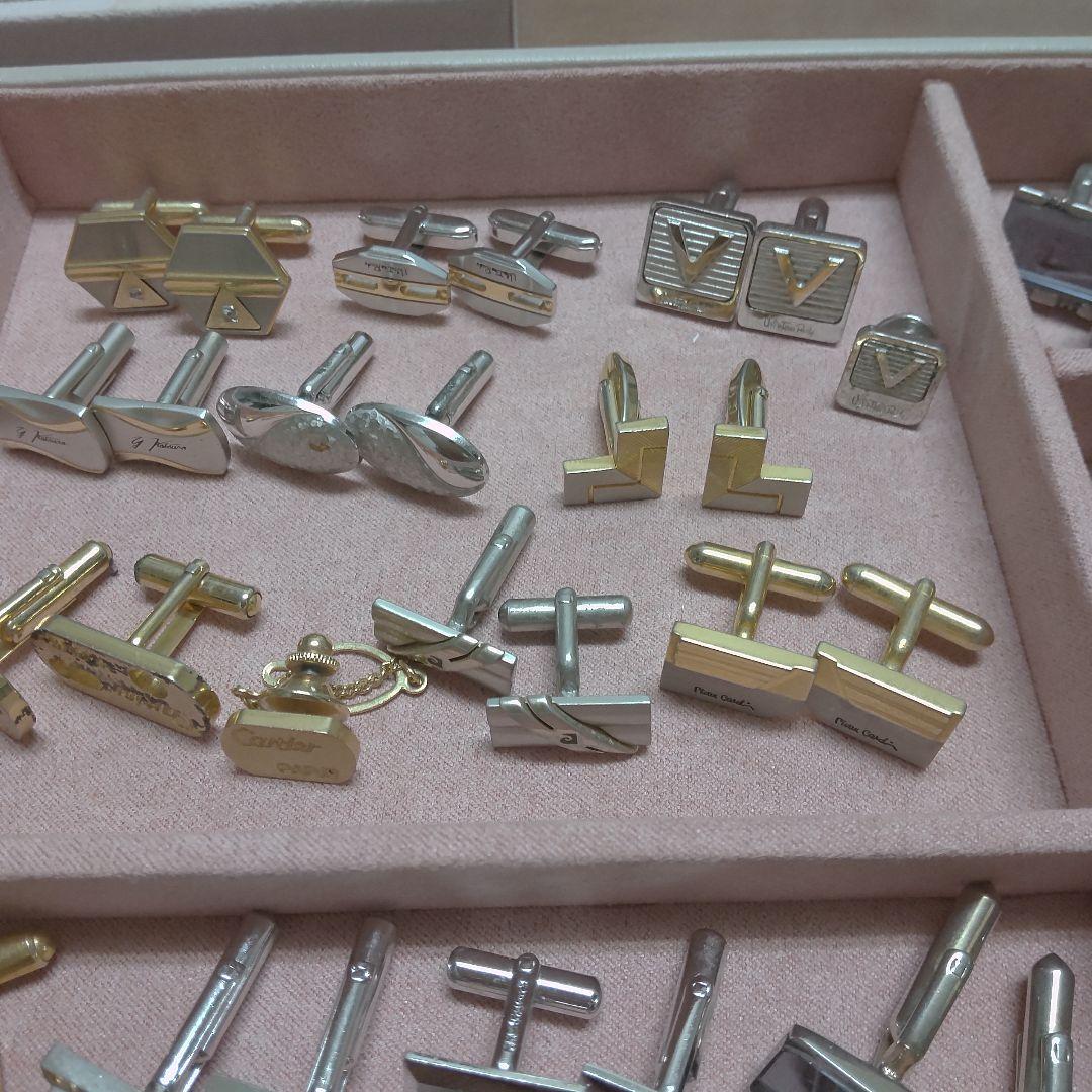 まとめ売り 大量ネクタイピン&ピンブローチ&カフス146点セット ブランドあり