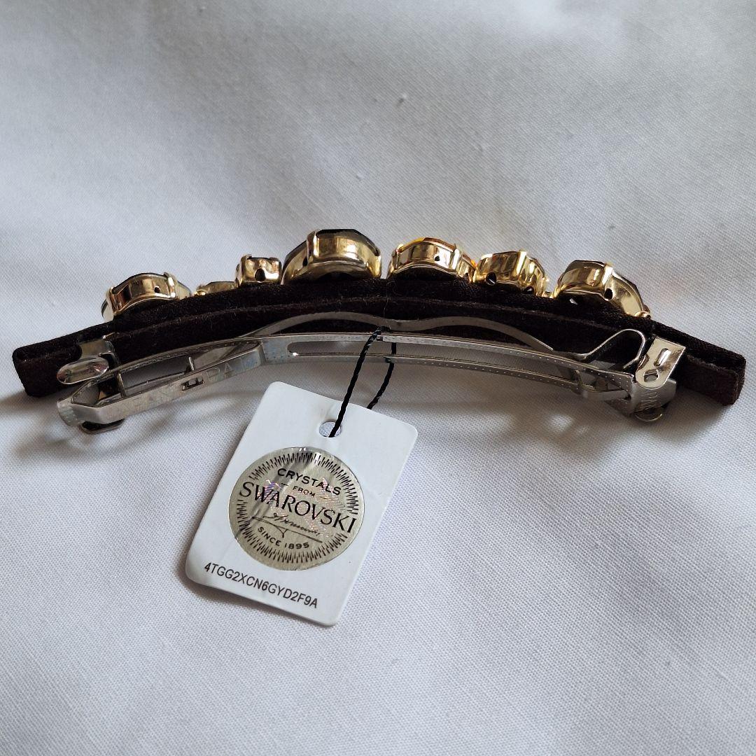 【新品 未使用】Complex bizコンプレックスビズ バレッタ　ブラウン