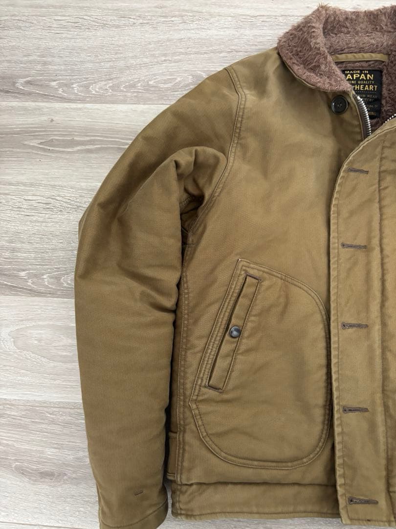 たーぼー様　IRON HEART N1デッキジャケット　M