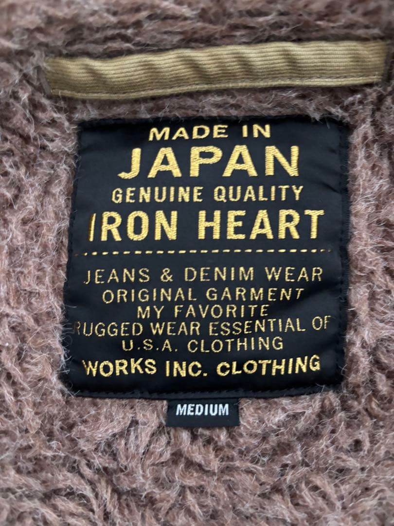 たーぼー様　IRON HEART N1デッキジャケット　M