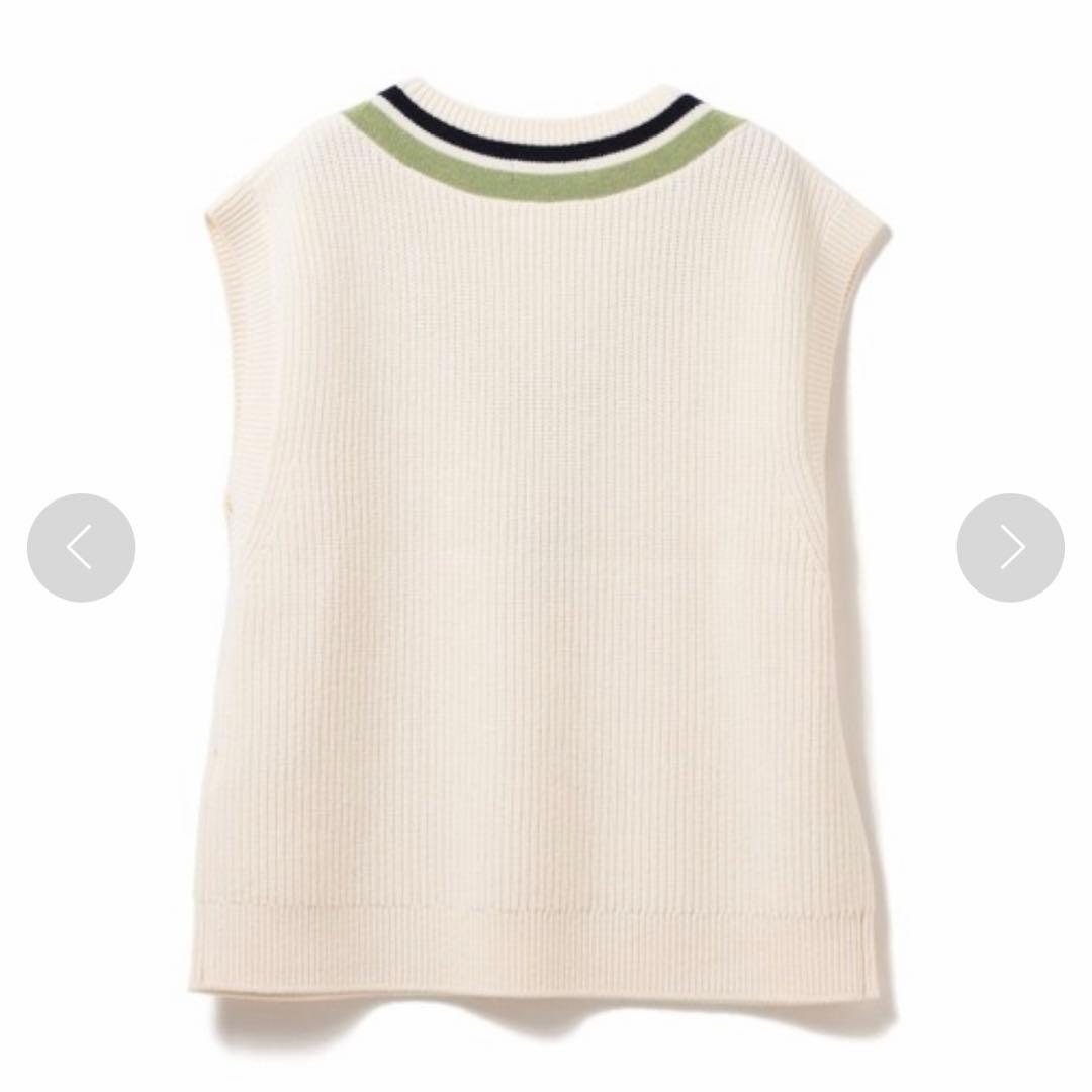 FRED PERRY Rey BEAMS チルデン ニット　ベスト 白 ウール