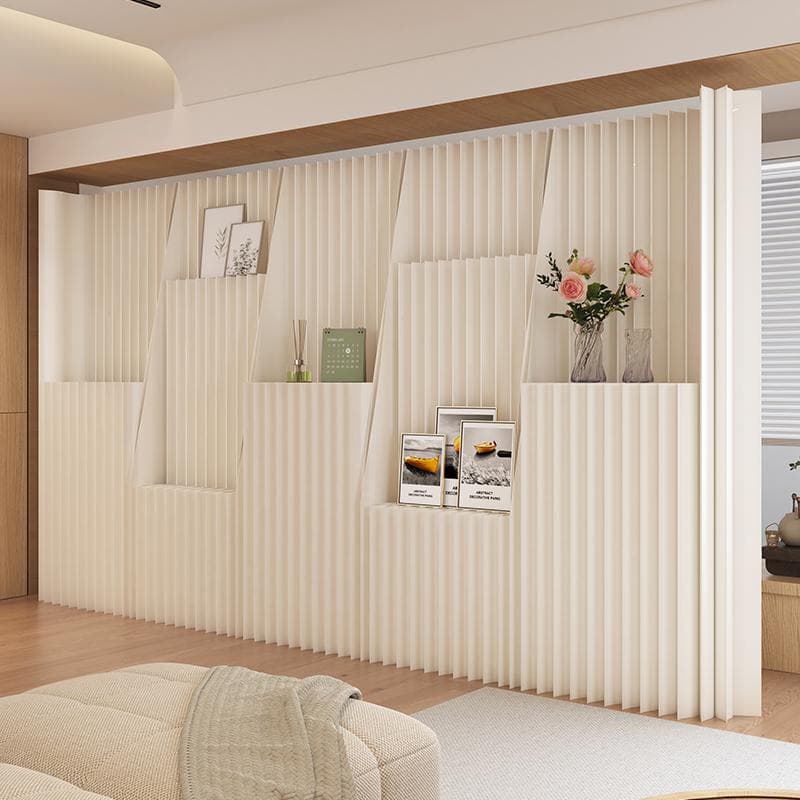 パーテーション間仕切り高さ2ｍ長さ3ｍ-4ｍ組立不要ついたて目隠し区切り屏風