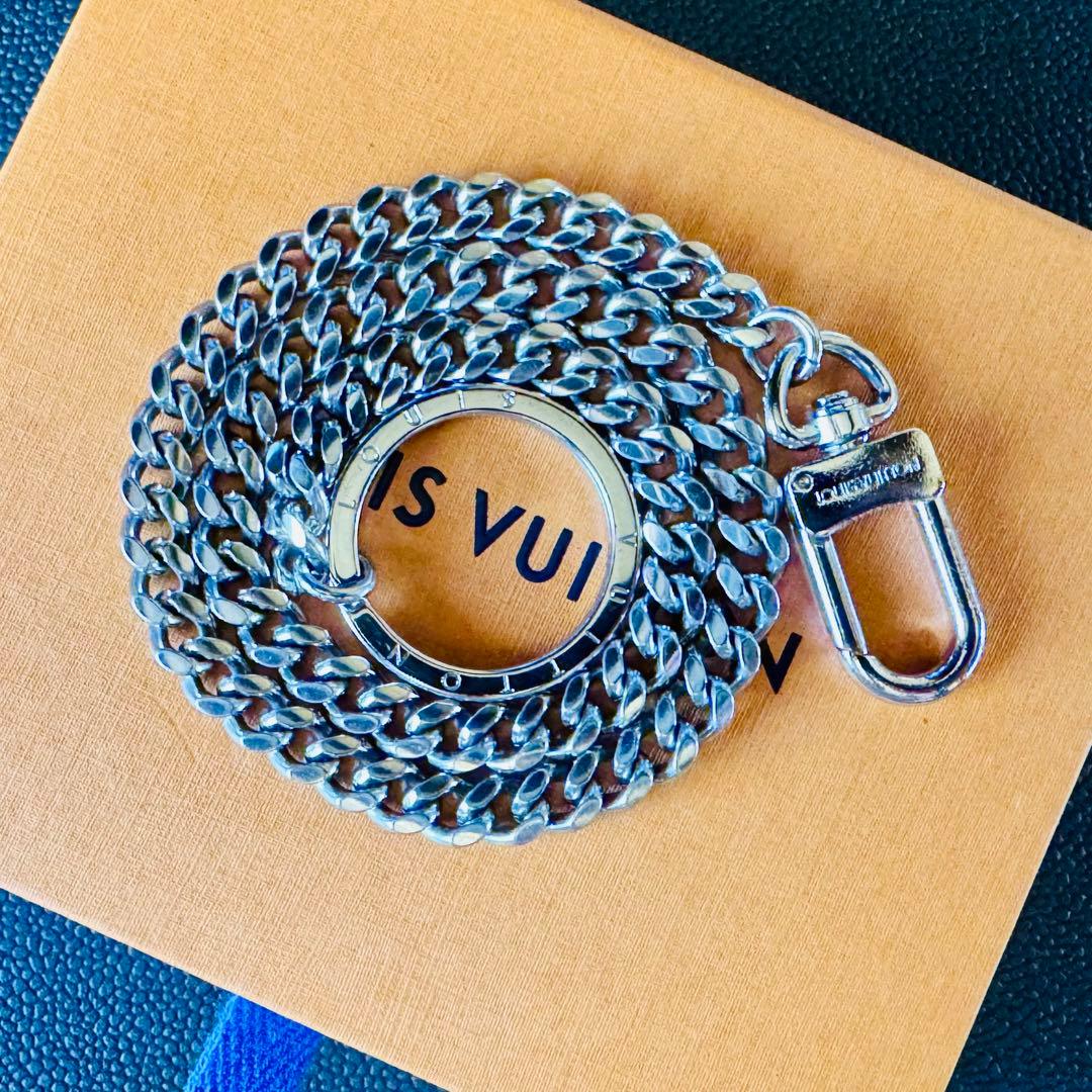 LOUIS VUITTON 希少カラビナウォレットチェーン&LVリング付き 美品