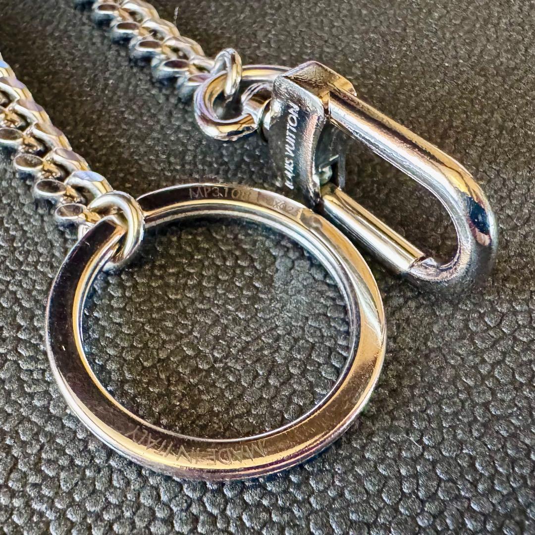 LOUIS VUITTON 希少カラビナウォレットチェーン&LVリング付き 美品