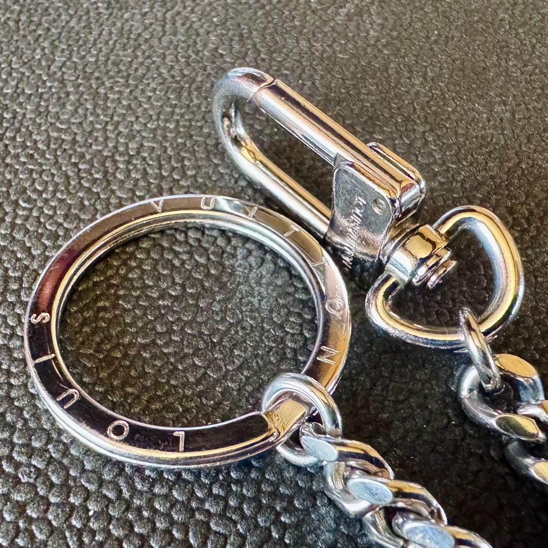 LOUIS VUITTON 希少カラビナウォレットチェーン&LVリング付き 美品