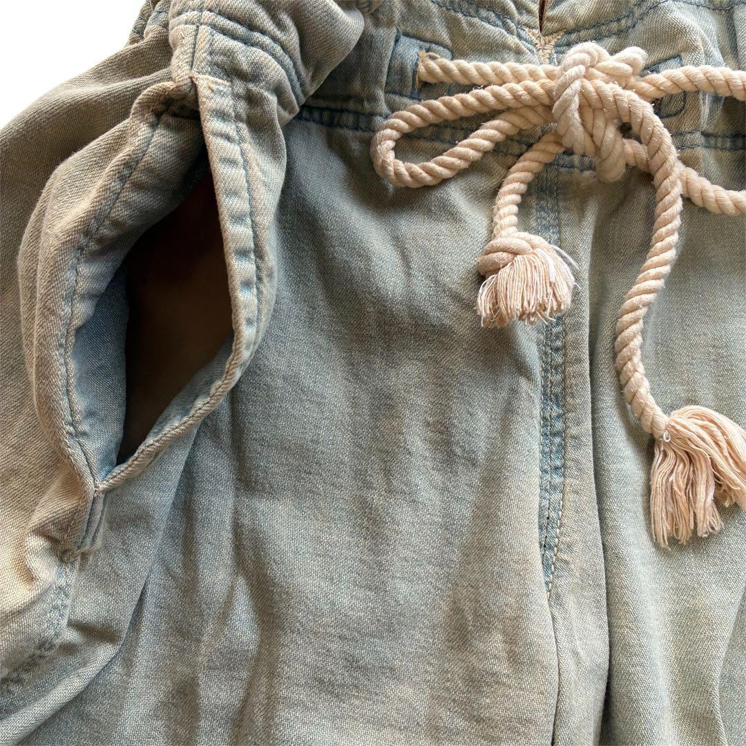 KAPITAL 12ozデニムジャイアントヘミングショートパンツ 淡色リメイク