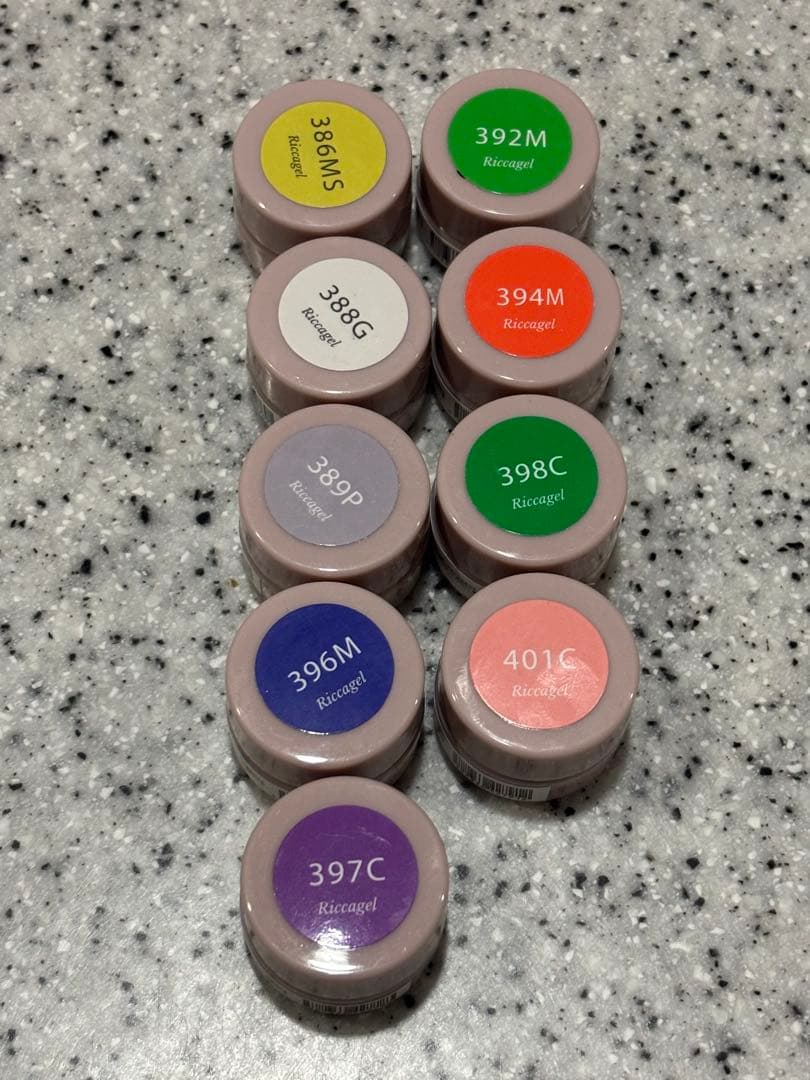 リッカジェル カラージェル　中古のみ　88個　希望者見本付