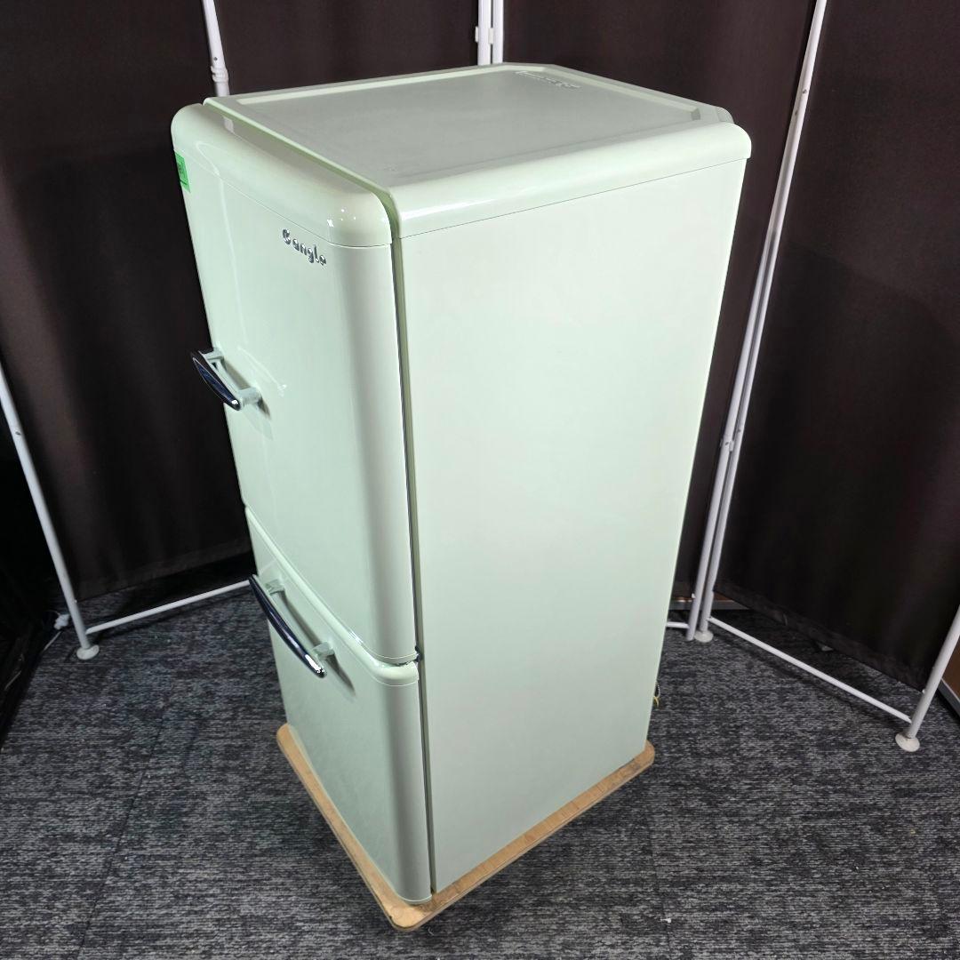 9831送料無料！レトロデザイン！eangle 2ドア 冷蔵庫