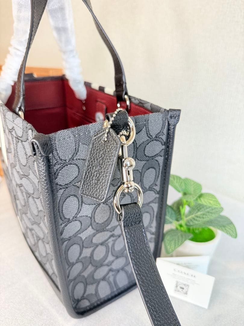 COACH コーチ トートバッグ C4113 ブラック 2WAY ショルダー