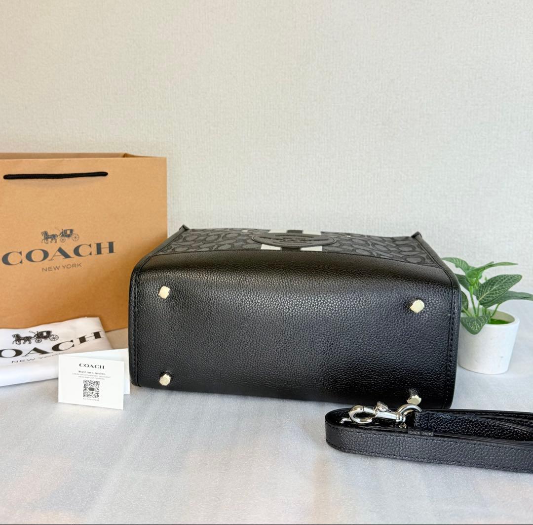 COACH コーチ トートバッグ C4113 ブラック 2WAY ショルダー