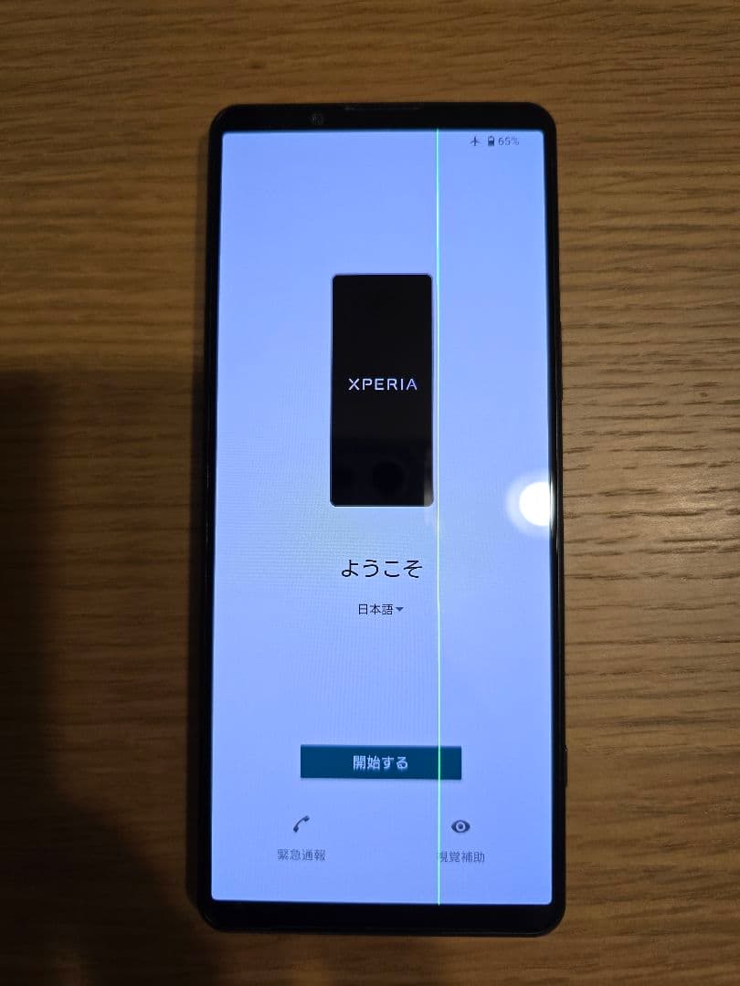 《画面緑線あり・ジャンク》Xperia 5 IVブラック