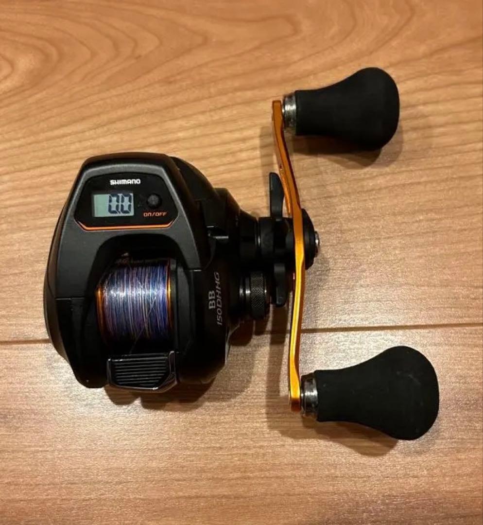シマノ バルケッタBB 150DH-HGベイトリール デジタルカウンター付