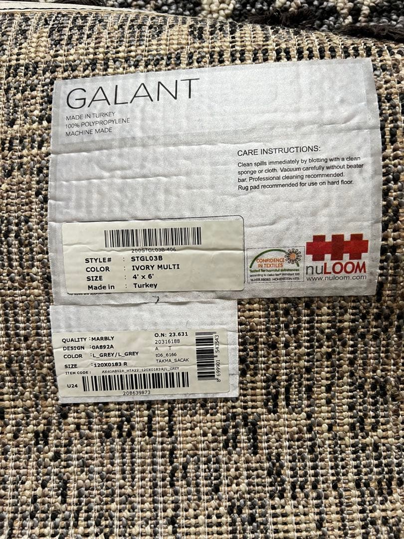 トルコ絨毯 ラグ120x180cm カーペット