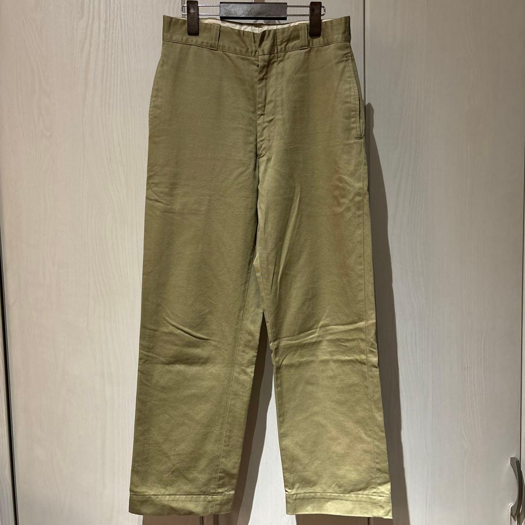 60s 70s チノパン アメリカ軍 usa製 ビンテージ軍チノ 30×29
