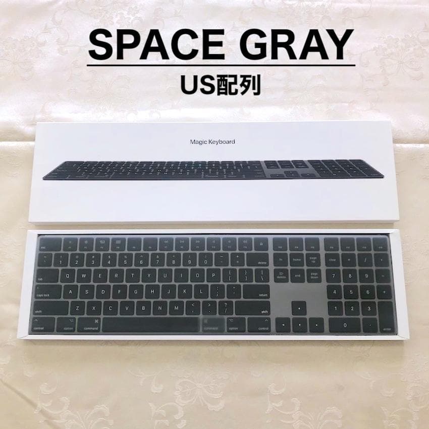 優良品｜スペースグレイ｜APPLE｜MAGIC KEYBOARD｜US配列｜純正