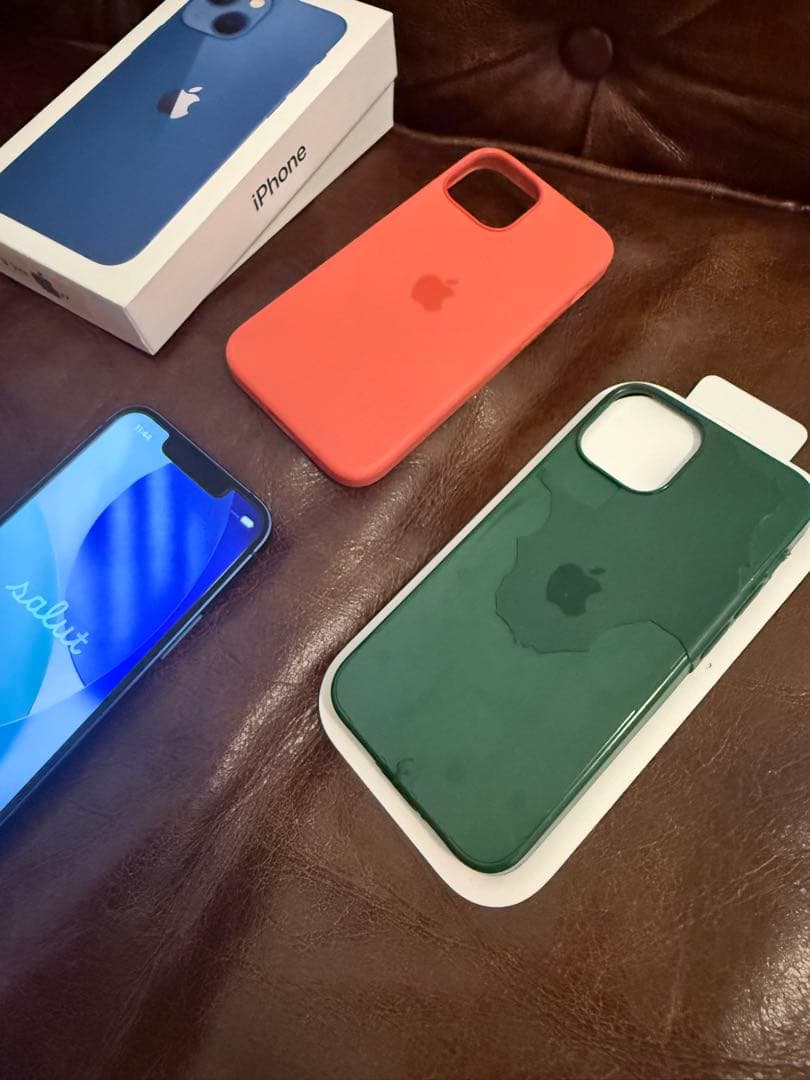 iPhone 13 mini ブルー 256GB 極美品 バッテリー容量100％