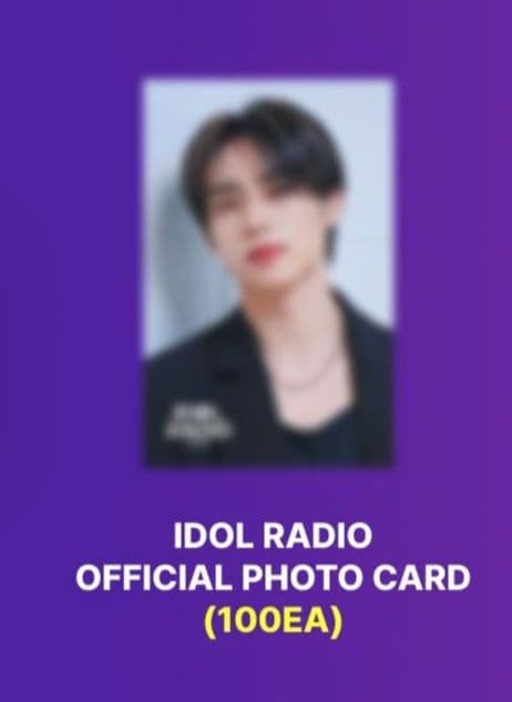 【非売品／当選品】THE BOYZ ソヌ IDOL RADIO 公式フォトカード