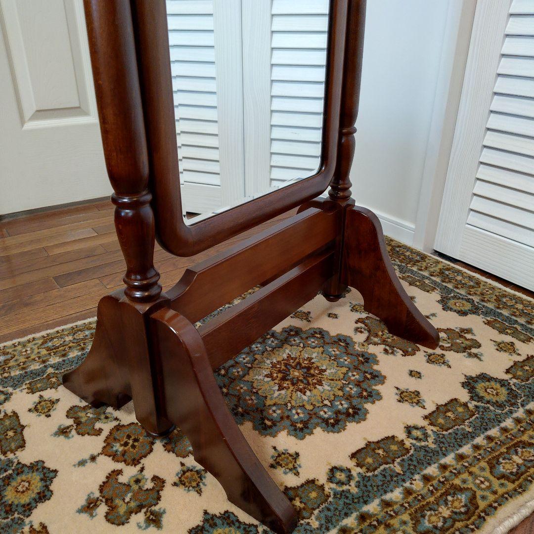 【カリモク姿見】karimoku スタンドミラー 鏡 コロニアルシリーズ