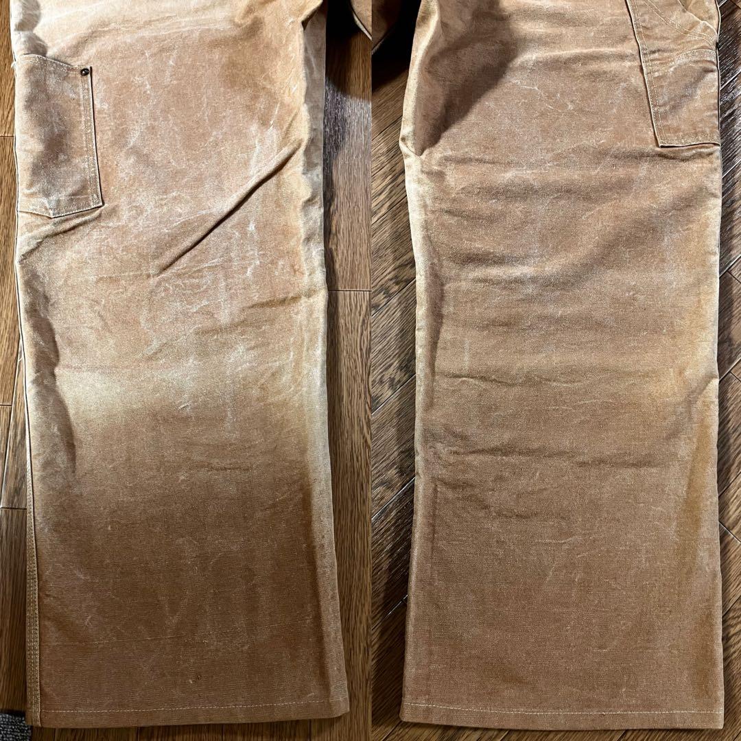 40s-50s カーハート ハートタグ ダブルニー ダックパンツ 38インチ
