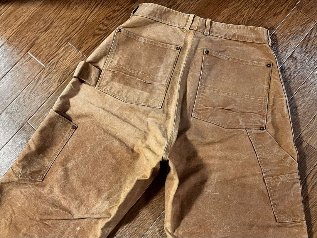 40s-50s カーハート ハートタグ ダブルニー ダックパンツ 38インチ