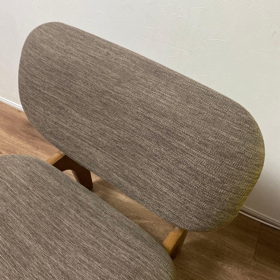 ニトリ　リビングダイニング１人用チェアN シールド リラックスワイド　天然木