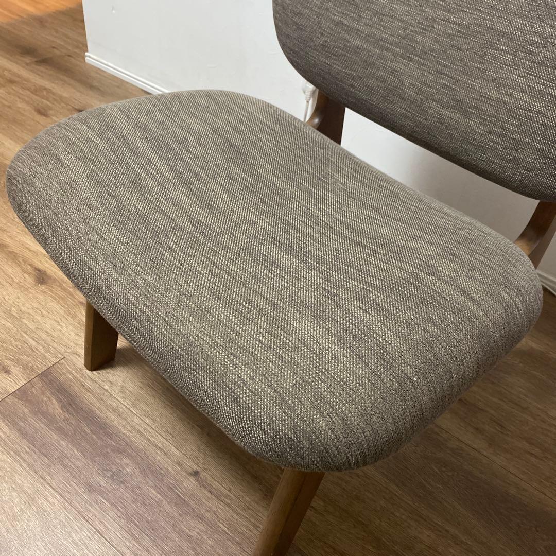 ニトリ　リビングダイニング１人用チェアN シールド リラックスワイド　天然木