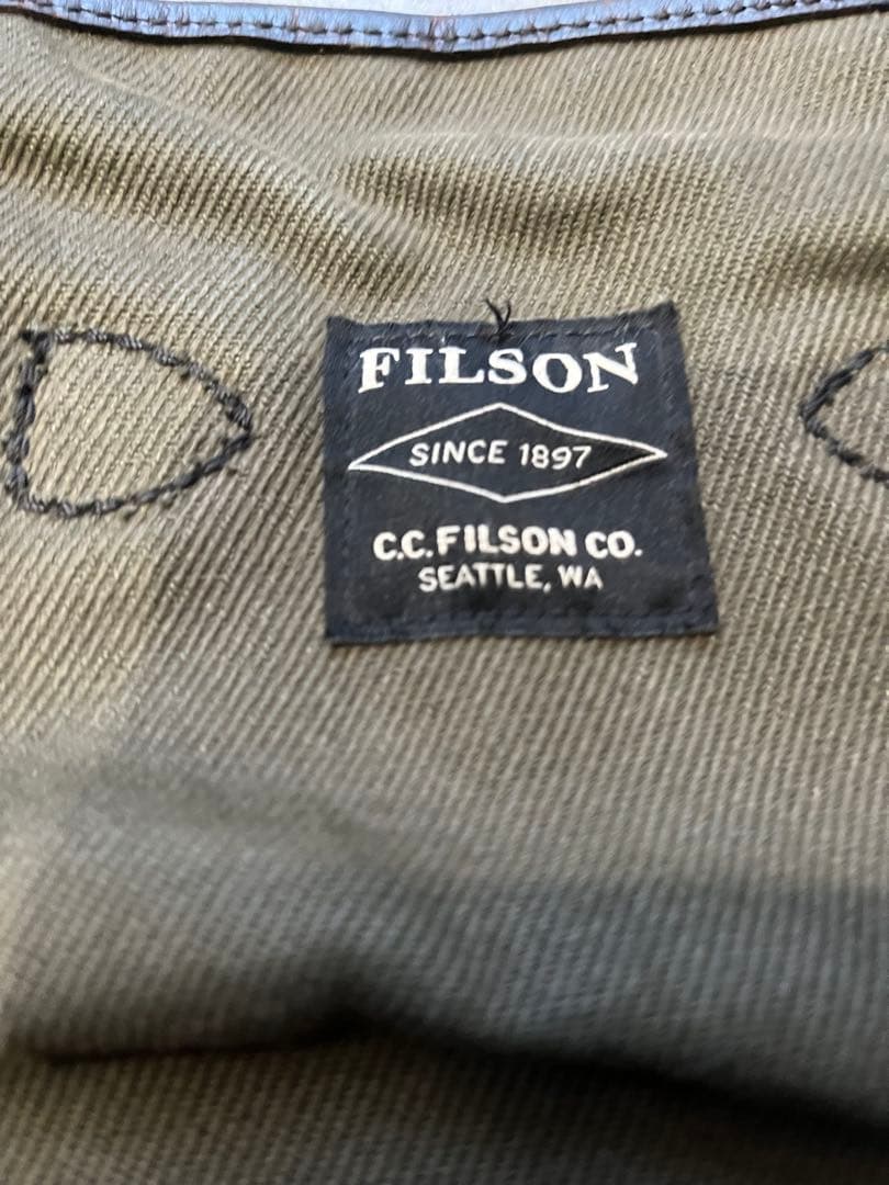 FILSON レザー　キャンバス　バックパック