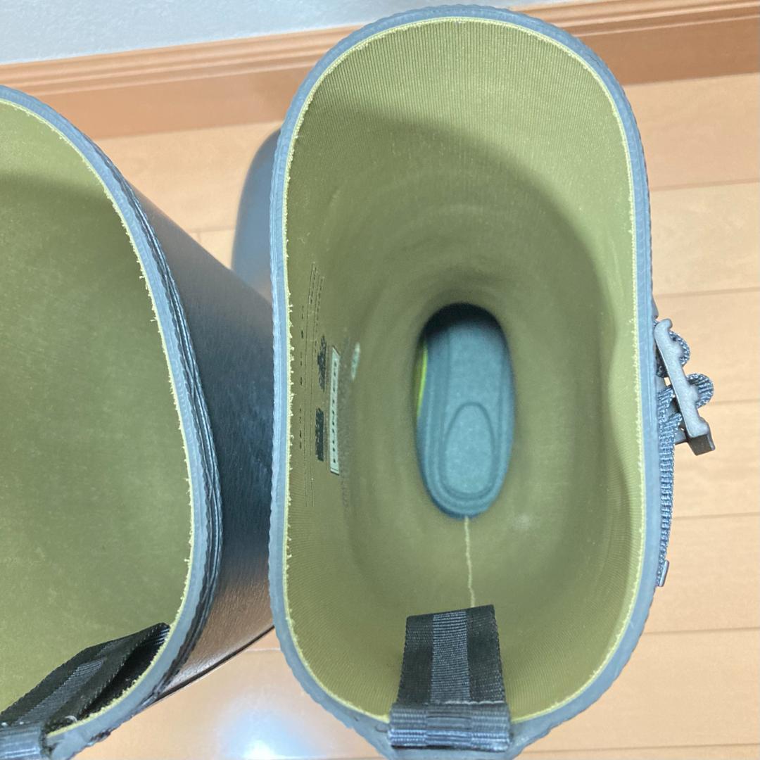 【美品・希少・緑枠ロゴ】HUNTER バルモラルブーツ 約26.5㎝ グレー