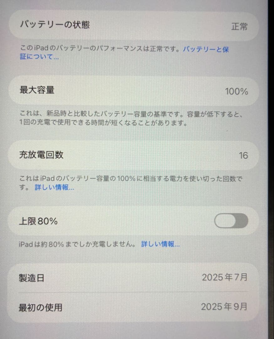 Apple iPad A16 (第11世代) ブルー 128gb wifi