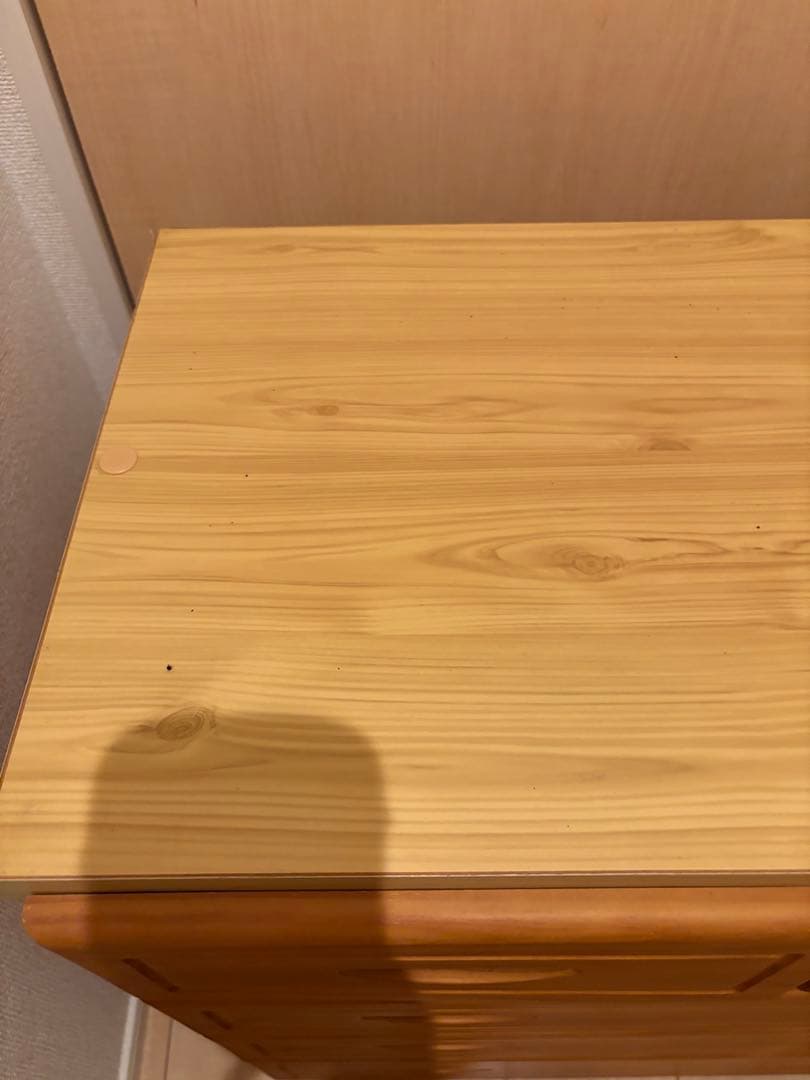 チェスト　タンス　ナチュラルブラウン　収納　洋服　木製　オークル　カントリー