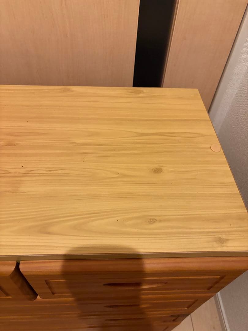 チェスト　タンス　ナチュラルブラウン　収納　洋服　木製　オークル　カントリー