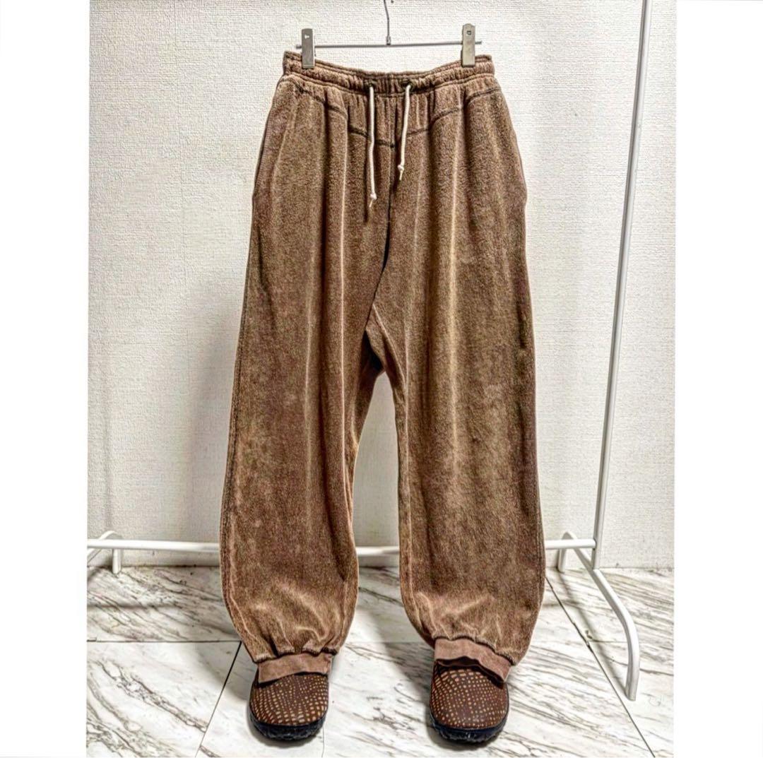 希少 vintage dezert デザート パイル地 タオル地 ワイドパンツ