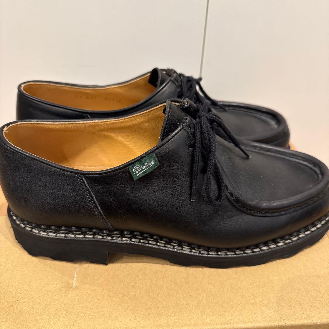 美品 パラブーツ ミカエル 41 黒