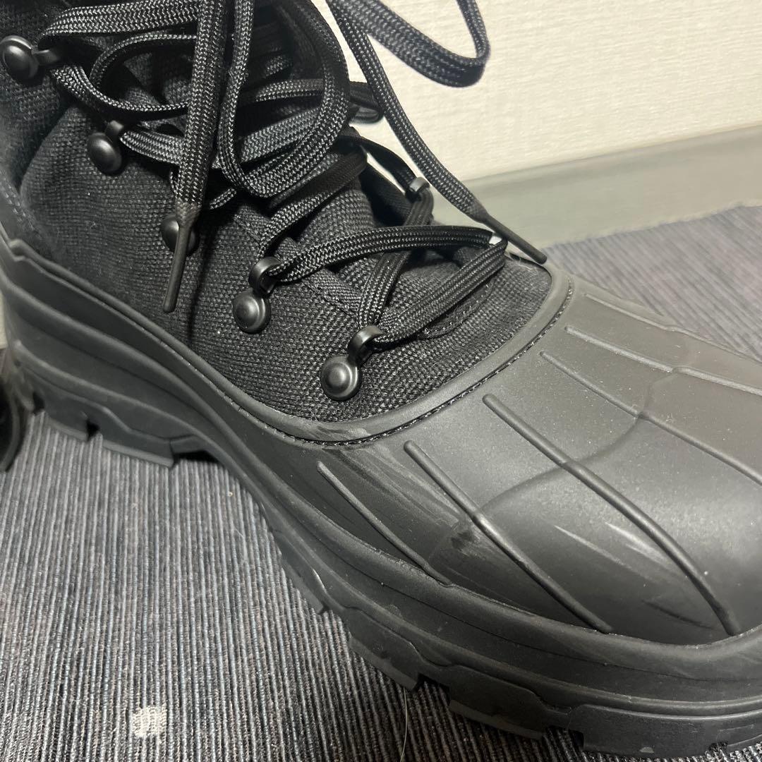 極美品！HUNTER エクスプローラーブーツ　レインブーツ　厚底　雨の日OK