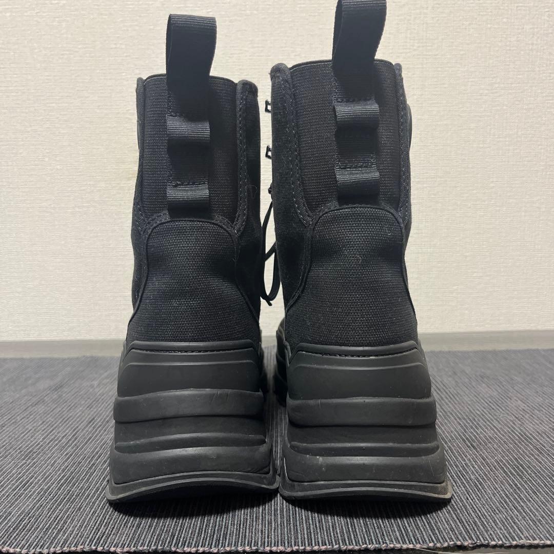 極美品！HUNTER エクスプローラーブーツ　レインブーツ　厚底　雨の日OK