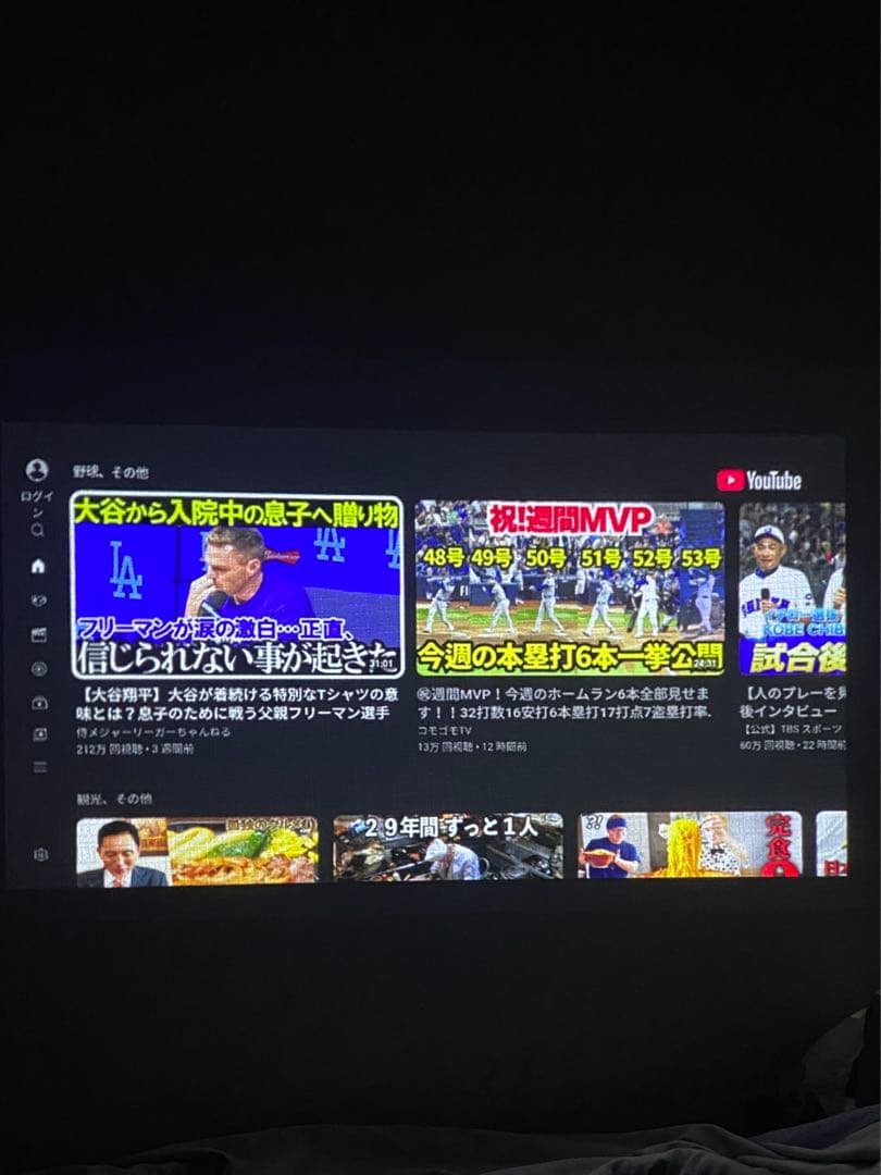 VANKYO GO200 小型プロジェクター　三脚付き