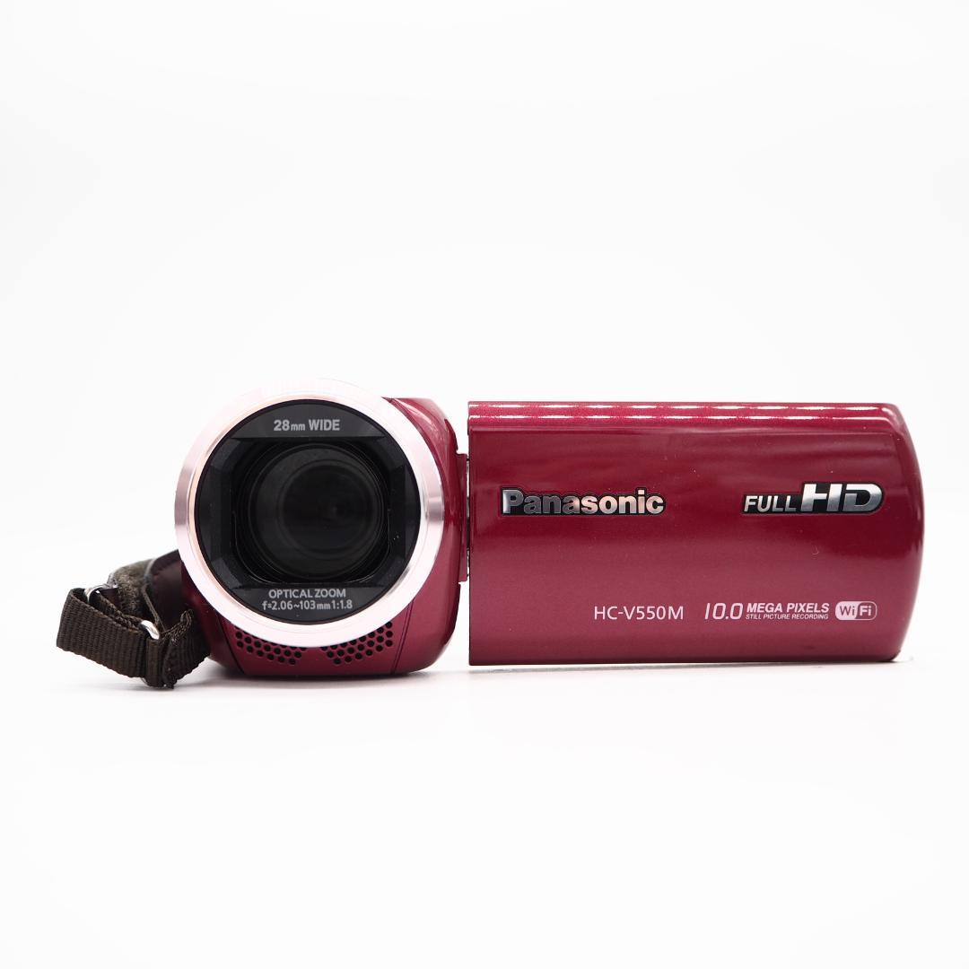 Panasonic HC-V550M-R ビデオカメラ 32GB レッド