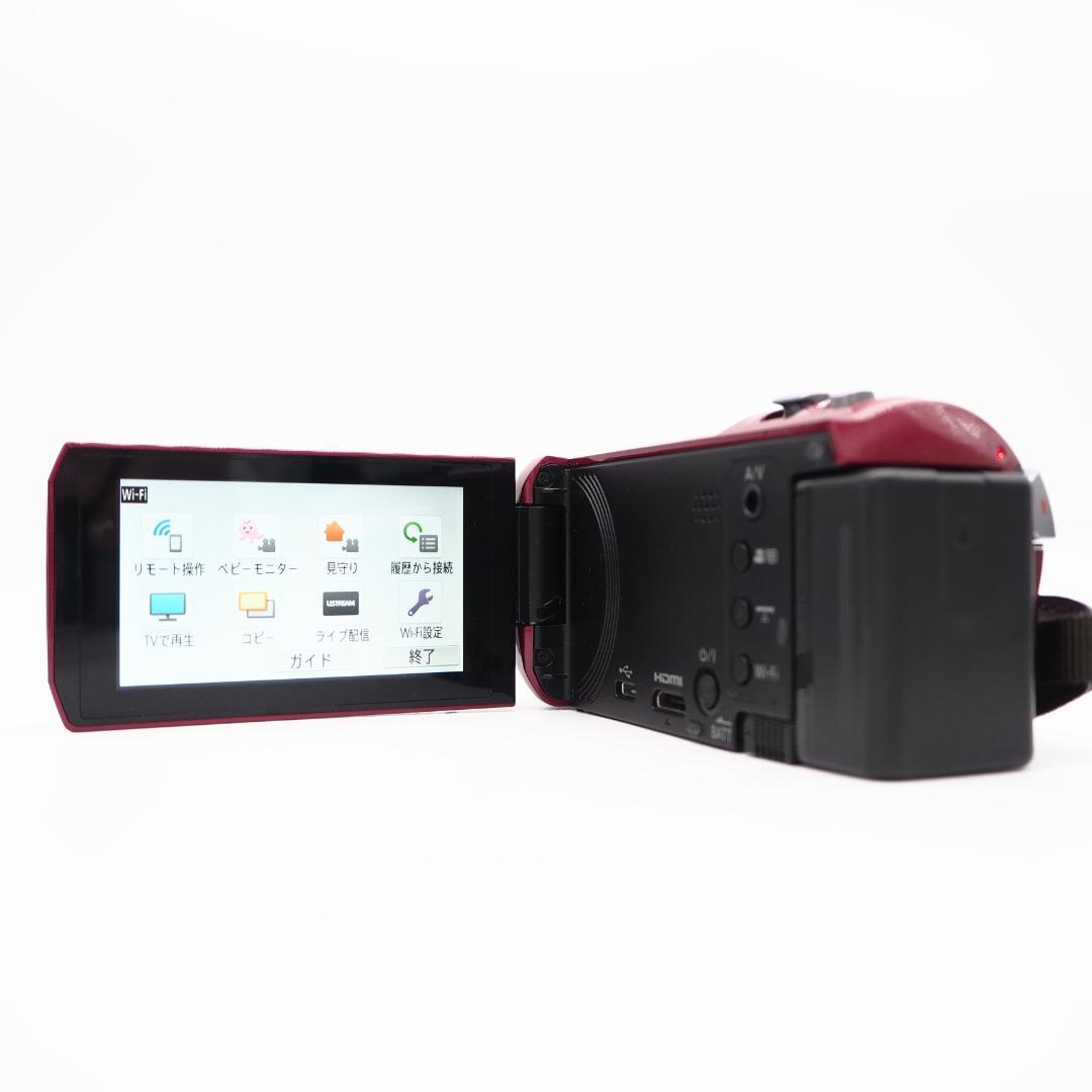 Panasonic HC-V550M-R ビデオカメラ 32GB レッド