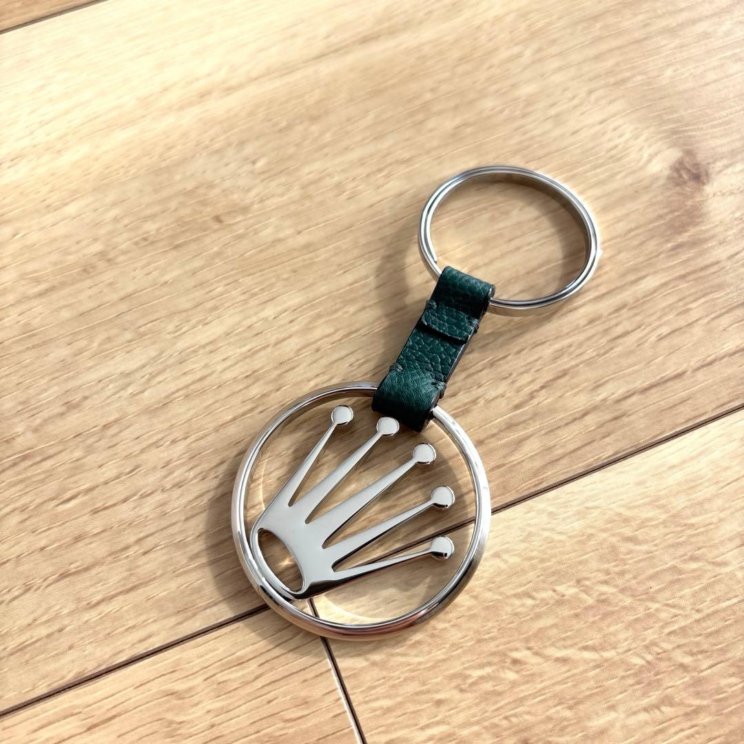 ロレックス キーホルダー ノベルティ 未使用 箱付き　グリーン