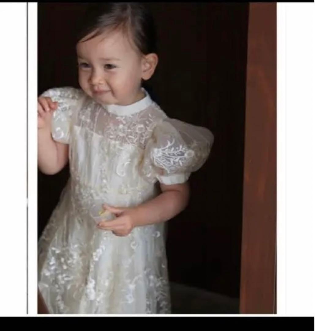 110㌢ 新品未使用 acka. lace flare dress